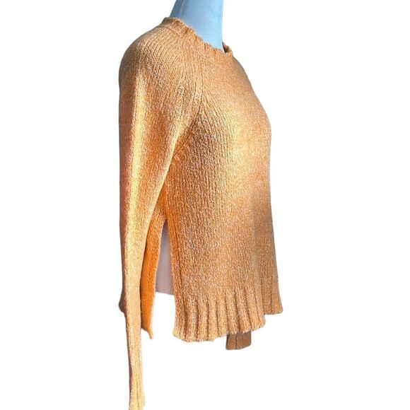 Beatrice .b Women’s Wool Blend Orange Sweater Anthropologie Oversized Size S - Picture 3 of 10